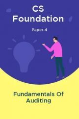 CS Foundation Paper-4 Fundamentals Of Auditing CS Foundation Paper-4 Fundamentals Of Auditing