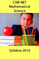CSIR NET Mathematical Sciences Syllabus 2019 CSIR NET Mathematical Sciences Syllabus 2019