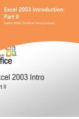 Excel 2003 Introduction Part-II Excel 2003 Introduction Part-II
