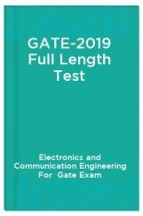 Gate-2019 Full Length Test Gate-2019 Full Length Test