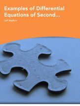 Examples Of Differential Equations Of Second Examples Of Differential Equations Of Second