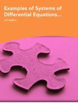 Examples Of Systems Of Differential Equations Examples Of Systems Of Differential Equations