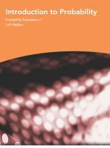 Introduction To Probability Introduction To Probability