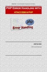 PHP Error Handling With Htaccess And PHP PHP Error Handling With Htaccess And PHP