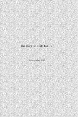The Roots Guide To C++ The Roots Guide To C++