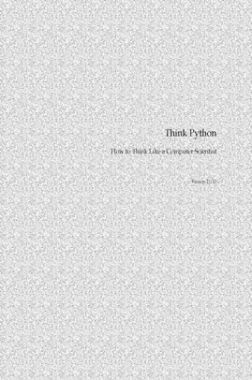 Download Free Think Python PDF Online