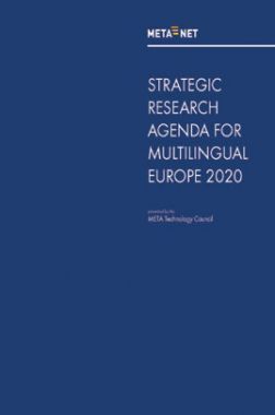 Strategic Research Agenda For Multilingual Europe 2020