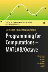 Programming For Computations MATLAB/Octave Programming For Computations MATLAB/Octave