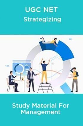 UGC NET Strategizing Study Material For Management