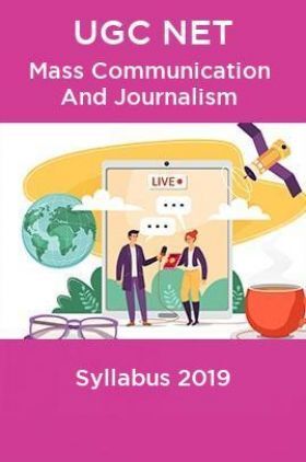 UGC NET Mass Communication And Journalism Syllabus 2019