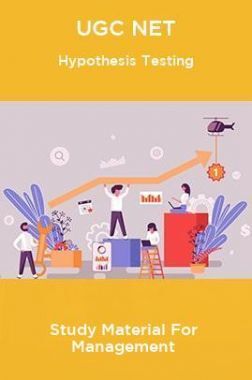 UGC NET Hypothesis Testing Study Material For Management