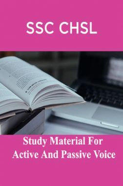 Download SSC CHSL Study Material for Active And Passive Voice PDF Online