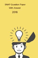 SNAP Question Papers with Answer 2016 SNAP Question Papers with Answer 2016
