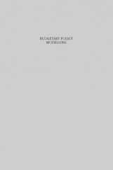 Budgetary Policy Modelling Budgetary Policy Modelling