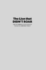 The Lion That Didn't Roar The Lion That Didn't Roar