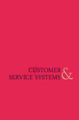 Customer And Service Systems Customer And Service Systems