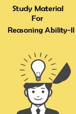 Study Material For Reasoning Ability - II