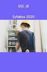 SSC JE  Syllabus 2020  SSC JE  Syllabus 2020