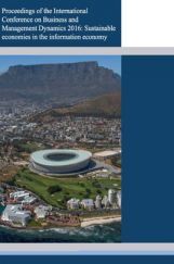 Proceedings Of The International Conference On Business And Management Dynamics 2016 Sustainable Economies In The Information Economy Proceedings Of The International Conference On Business And Management Dynamics 2016 Sustainable Economies In The Information Economy