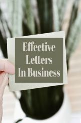 Effective Letters In Business Effective Letters In Business