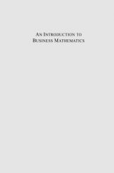 An Introduction To Business Mathematics An Introduction To Business Mathematics