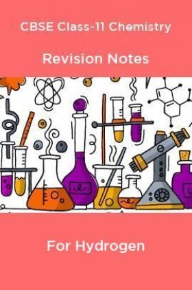 CBSE Class-11 Chemistry Revision Notes For Hydrogen