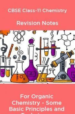 Download CBSE Class 11 Chemistry Revision Notes PDF Online 2020