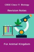 CBSE Class-11  Biology Revision Notes For Animal Kingdom CBSE Class-11  Biology Revision Notes For Animal Kingdom