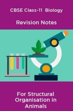 Download CBSE Class 11 Biology Revision Notes For Structural Organisation in Animals PDF Online 2022 Download CBSE Class 11 Biology Revision Notes For Structural Organisation in Animals PDF Online 2022