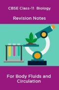 CBSE Class-11  Biology Revision Notes For Body Fluids and Circulation CBSE Class-11  Biology Revision Notes For Body Fluids and Circulation