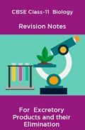 CBSE Class-11  Biology Revision Notes For  Excretory Products and their Elimination CBSE Class-11  Biology Revision Notes For  Excretory Products and their Elimination