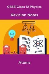 CBSE Class 12 Physics Revision Notes Atoms CBSE Class 12 Physics Revision Notes Atoms