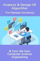 Analysis & Design Of Algorithm For Manipal University B.Tech 4th Sem Computer Science Engineering Analysis & Design Of Algorithm For Manipal University B.Tech 4th Sem Computer Science Engineering