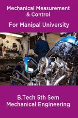 Mechanical Measurement & Control For Manipal University B.Tech 5th Sem Mechanical Engineering Mechanical Measurement & Control For Manipal University B.Tech 5th Sem Mechanical Engineering