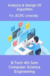 Analysis & Design Of Algorithm B.Tech 4th Sem Computer Science Engineering For JECRC University Analysis & Design Of Algorithm B.Tech 4th Sem Computer Science Engineering For JECRC University