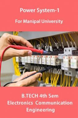 Power System-I B.Tech 4th Sem Electronics & Communication Engineering For JECRC University