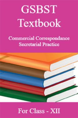 GSBST Textbook Commercial Correspondance Secretarial Practice For Class - XII