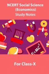 NCERT Social Science (Economics) Study Notes For Class-X NCERT Social Science (Economics) Study Notes For Class-X