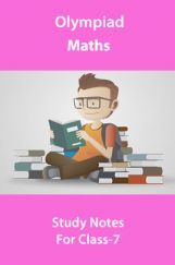 Olympiad Maths Study Notes For Class-7 Olympiad Maths Study Notes For Class-7