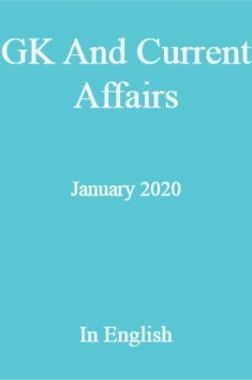 GK And Current Affairs January 2020 In English
