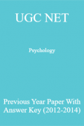 UGC NET Psychology Previous Year Paper With Answer Key (2012-2014) UGC NET Psychology Previous Year Paper With Answer Key (2012-2014)