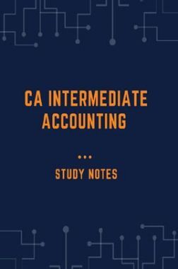 Download CA Intermediate Accounting Study Notes PDF Online
