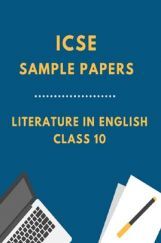 ICSE Sample Paper For Literature In English Class 10  ICSE Sample Paper For Literature In English Class 10