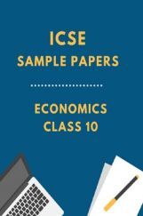 ICSE Sample Paper For Economics Class 10  ICSE Sample Paper For Economics Class 10