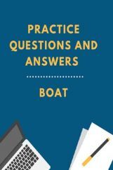 Practice Questions And Answers For Boat Practice Questions And Answers For Boat