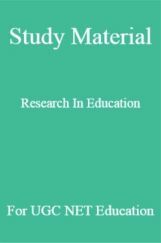 Study Material Research In Education For UGC NET  Education Study Material Research In Education For UGC NET  Education