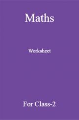 Maths Worksheet For Class-2 Maths Worksheet For Class-2