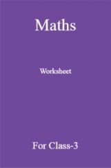Maths Worksheet For Class-3 Maths Worksheet For Class-3