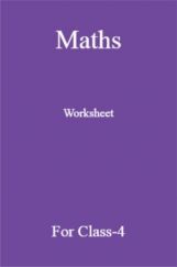 Maths Worksheet For Class-4 Maths Worksheet For Class-4