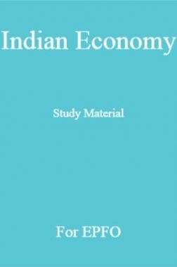 Download Indian Economy Study Material For EPFO PDF Online